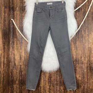 Madewell | High Riser Skinny Jean Gray